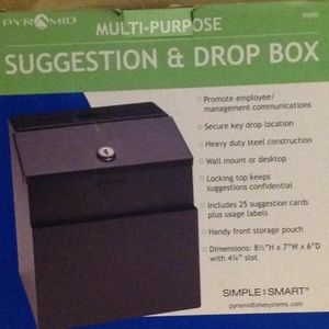 Suggestion drop box